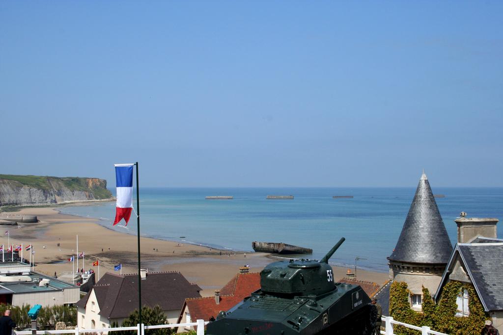 Hotel Restaurant Le Mulberry Arromanches Eksteriør bilde